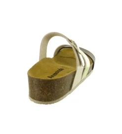 sandales et nu pieds - Mule Sabot - femme - Cuir - Bronze - Armando