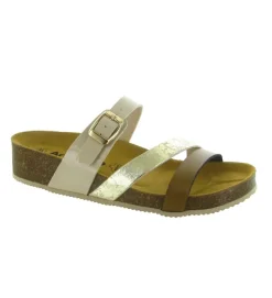 sandales et nu pieds - Mule Sabot - femme - Cuir - Bronze - Armando