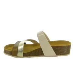 sandales et nu pieds - Mule Sabot - femme - Cuir - Bronze - Armando