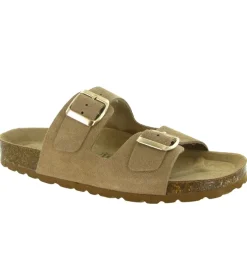 sandales et nu pieds - Mule Sabot - femme - Nubuck - Beige - Armando