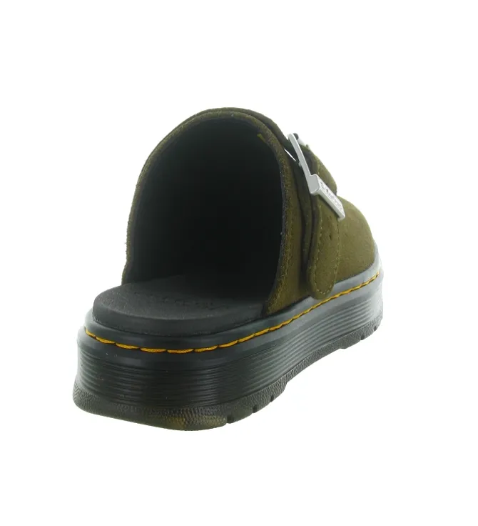 sandales et nu pieds - Mule Sabot - femme - Nubuck - Kaki - Doc martens