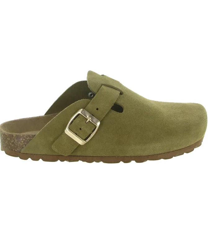 sandales et nu pieds - Mule Sabot - femme - Synthétique - Kaki - Armando