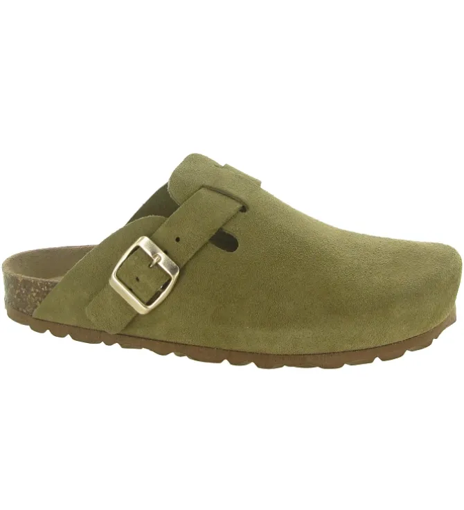 sandales et nu pieds - Mule Sabot - femme - Synthétique - Kaki - Armando