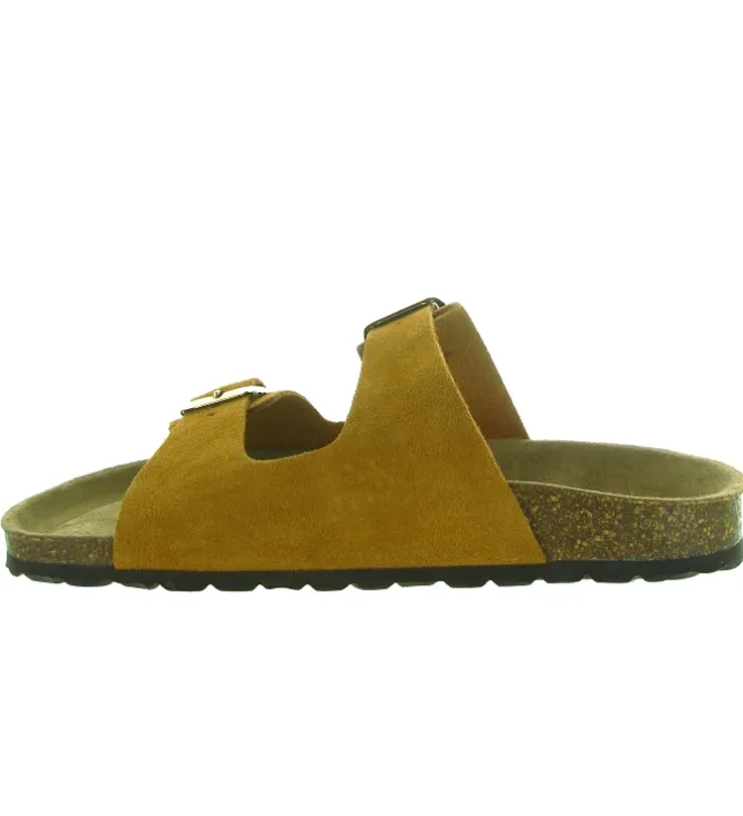 sandales et nu pieds - Mule Sabot - femme - Nubuck - Camel - Armando
