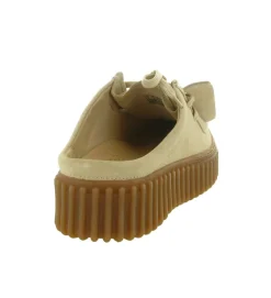 sandales et nu pieds - Mule Sabot - femme - Nubuck - Beige - Clarks