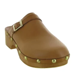 sandales et nu pieds - Mule Sabot - femme - Cuir - Marron - Xapatan