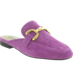 sandales et nu pieds - Mule Sabot - femme - Nubuck - Violet - Bibi lou