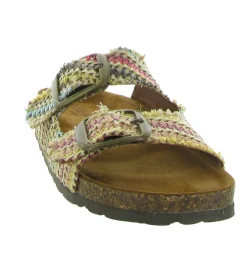 sandales et nu pieds - Mule Sabot - femme - Cuir - Multicolor - Donna lucca