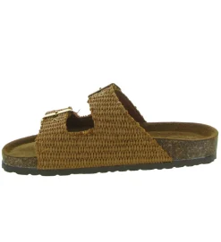 sandales et nu pieds - Mule Sabot - femme - Cuir - Marron - Donna lucca
