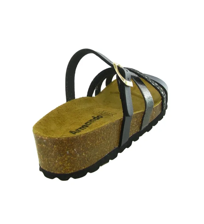 sandales et nu pieds - Mule Sabot - femme - Synthétique - Bleu Marine - Armando