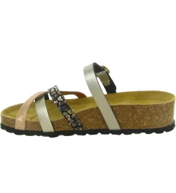 sandales et nu pieds - Mule Sabot - femme - Synthétique - Or - Armando