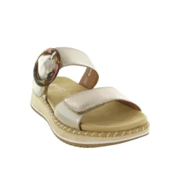 sandales et nu pieds - Mule Sabot - femme - Cuir - Argent - Remonte