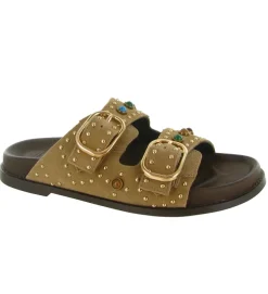 sandales et nu pieds - Mule Sabot - femme - Nubuck - Beige - Inuovo