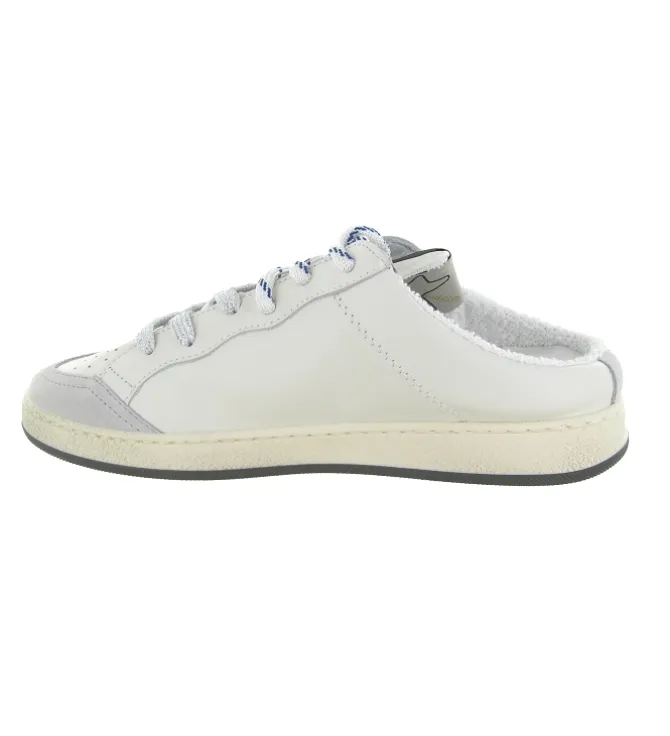 sandales et nu pieds - Mule Sabot - femme - Cuir - Crème - Ama brand