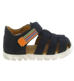 sandales et nu pieds - Semelle souple - bebe garcon - Cuir - Bleu Marine - Froddo