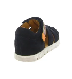 sandales et nu pieds - Semelle souple - bebe garcon - Cuir - Bleu Marine - Froddo