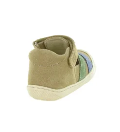 sandales et nu pieds - Semelle souple - bebe garcon - Nubuck - Beige - Naturino