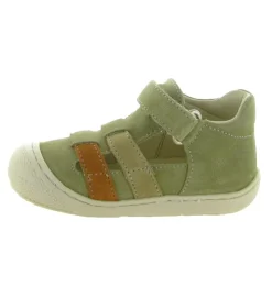 sandales et nu pieds - Semelle souple - bebe garcon - Nubuck - Beige - Naturino