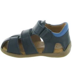 sandales et nu pieds - Semelle souple - bebe garcon - Cuir - Bleu - Froddo