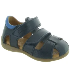 sandales et nu pieds - Semelle souple - bebe garcon - Cuir - Bleu - Froddo