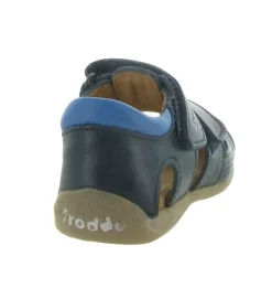 sandales et nu pieds - Semelle souple - bebe garcon - Cuir - Bleu - Froddo