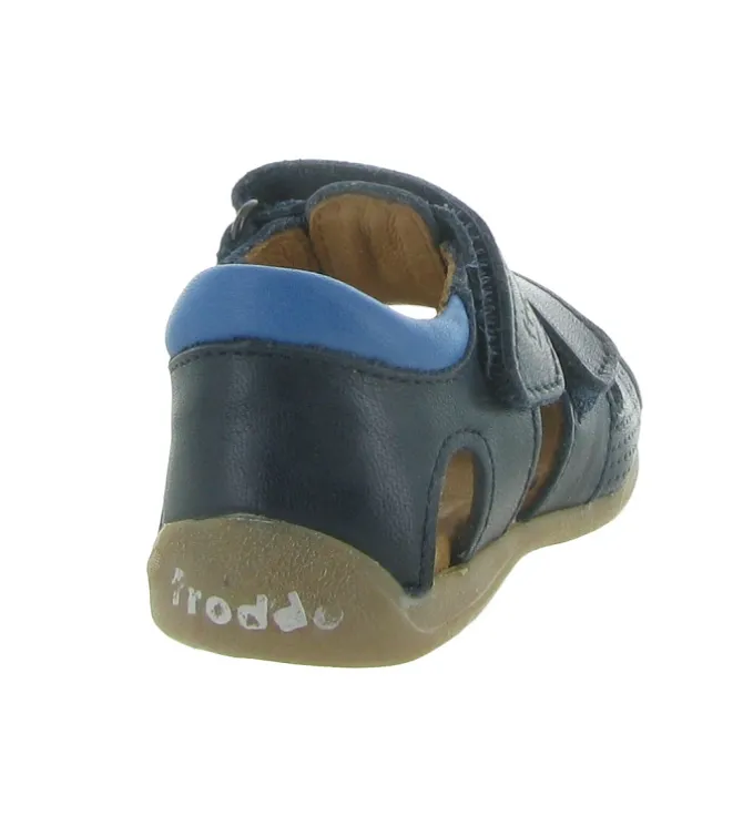 sandales et nu pieds - Semelle souple - bebe garcon - Cuir - Bleu - Froddo