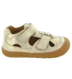 sandales et nu pieds - Semelle souple - bebe fille - Cuir - Or - Froddo