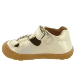 sandales et nu pieds - Semelle souple - bebe fille - Cuir - Or - Froddo
