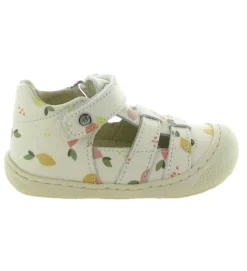sandales et nu pieds - Semelle souple - bebe fille - Cuir laminé - Multicolor - Naturino