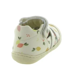 sandales et nu pieds - Semelle souple - bebe fille - Cuir laminé - Multicolor - Naturino