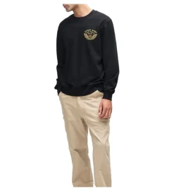 sweat - MANCHE LONGUE - vetement homme - Coton - Noir - Deus