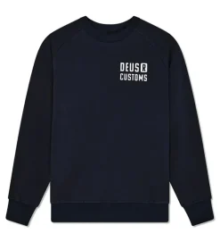 sweat - MANCHE LONGUE - vetement homme - Coton - Bleu Marine - Deus