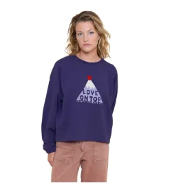sweat - SANS CAPUCHE - vetement femme - Textile - Violet - French disorder