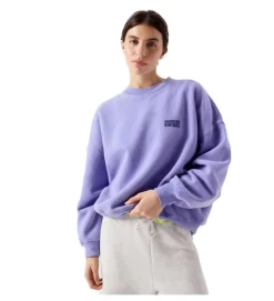 sweat - SANS CAPUCHE - vetement femme - Coton - Violet - American vintage