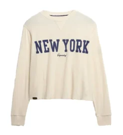 sweat - SANS CAPUCHE - vetement femme - Coton - Blanc - Superdry