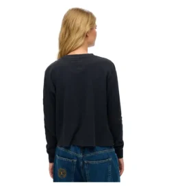 sweat - SANS CAPUCHE - vetement femme - Coton - Bleu Marine - Superdry