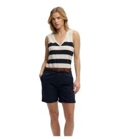 tee shirt - DEBARDEUR - vetement femme - Coton - Rayée - Superdry