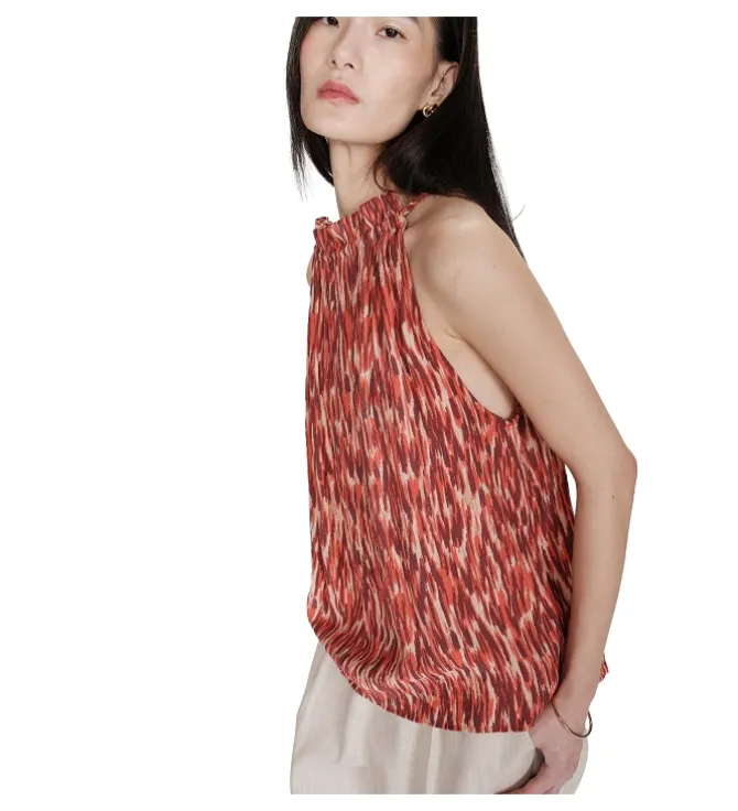 tee shirt - DEBARDEUR - vetement femme - Synthétique - Orange - Grace and mila