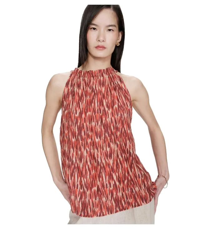 tee shirt - DEBARDEUR - vetement femme - Synthétique - Orange - Grace and mila
