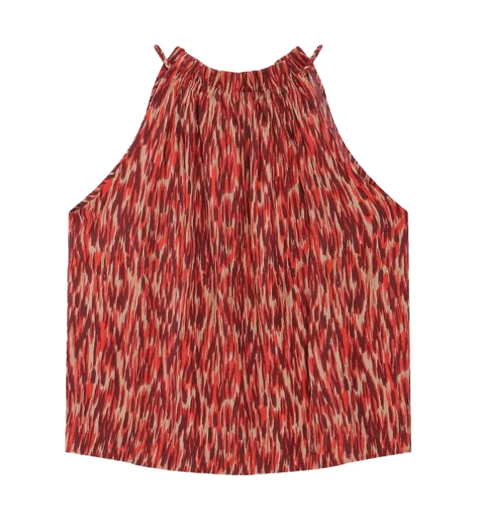 tee shirt - DEBARDEUR - vetement femme - Synthétique - Orange - Grace and mila