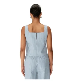 tee shirt - MANCHE COURTE - vetement femme - Textile - Bleu - Grace and mila