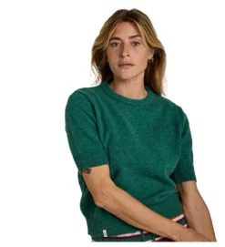 tee shirt - MANCHE COURTE - vetement femme - Coton - Vert - Graine