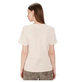 tee shirt - MANCHE COURTE - vetement femme - Coton - Blanc - Grace and mila