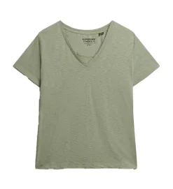 tee shirt - MANCHE COURTE - vetement femme - Coton - Vert - Superdry