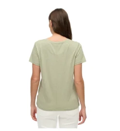 tee shirt - MANCHE COURTE - vetement femme - Coton - Vert - Superdry