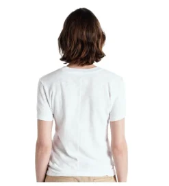 tee shirt - MANCHE COURTE - vetement femme - Coton - Blanc - American vintage