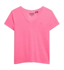 tee shirt - MANCHE COURTE - vetement femme - Coton - Rose - Superdry