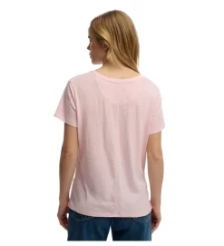 tee shirt - MANCHE COURTE - vetement femme - Coton - Rose - Superdry