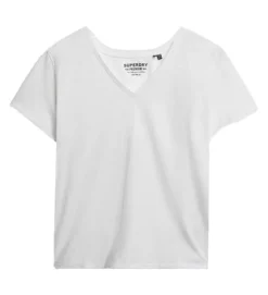 tee shirt - MANCHE COURTE - vetement femme - Coton - Blanc - Superdry