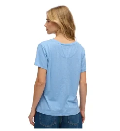 tee shirt - MANCHE COURTE - vetement femme - Coton - Bleu - Superdry